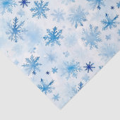 Papier Mousseline Motif de Noël Snowflake (Détail)