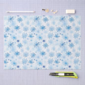 Papier Mousseline Motif de Noël Snowflake (Artisanat)