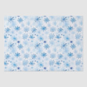 Papier Mousseline Motif de Noël Snowflake (Recto)