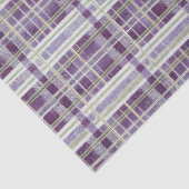 Papier Mousseline Motif de Noël violet et vert #2 ID1009 (Détail)