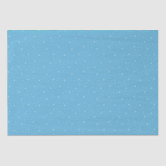 Papier Mousseline Motif de Noël Whimsical Snowflakes en bleu