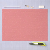 Papier Mousseline Motif de Noël Whimsical Snowflakes en rose (Artisanat)