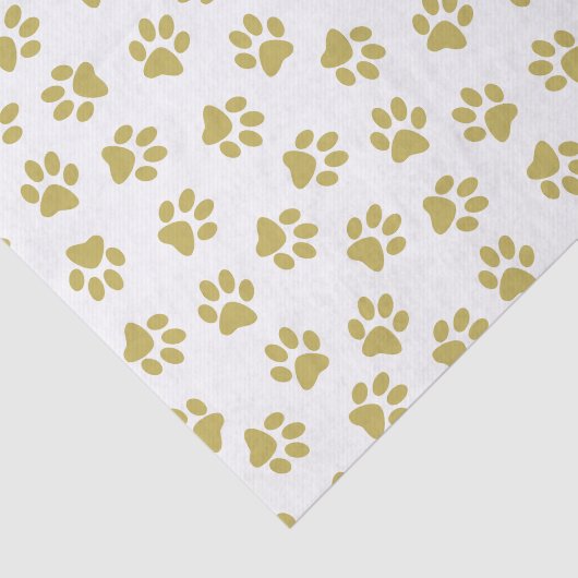 Papier Mousseline Motif De Pailles, Pailles De Chien, Pâtes D'Or (Détail)