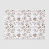 Papier Mousseline Motif de papier (Recto)