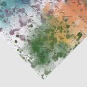 Papier Mousseline Motif de papier de papier de découpage (Détail)