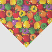 Papier Mousseline Motif de paprika (Détail)