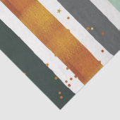 Papier Mousseline Motif de Parties scintillant à main et or (Détail)