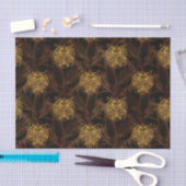 Papier Mousseline Motif de Parties scintillant d'or Jungle Tiger (Artisanat)