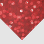Papier Mousseline Motif de Parties scintillant Red Bokeh (Détail)
