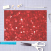 Papier Mousseline Motif de Parties scintillant Red Bokeh (Artisanat)