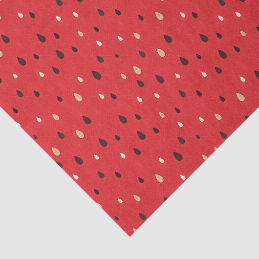 Papier Mousseline Motif de pastèque (Détail)