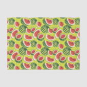 Papier Mousseline Motif de pastèque 2 (Recto)