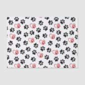 Papier Mousseline Motif De Pâtes, Pâtes Noires, Pâtes Rouges, Coeurs (Recto)