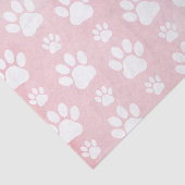 Papier Mousseline Motif De Pâtes, Patrouilles Blanches, Aquarelles, (Détail)