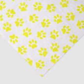 Papier Mousseline Motif De Pâtes, Patrouilles De Chien, Paws Jaunes (Détail)