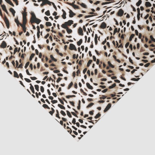 Papier Mousseline Motif de peau léopard (Détail)