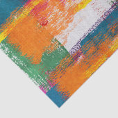 Papier Mousseline Motif de peinture Abstrait (Détail)