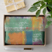 Papier Mousseline Motif de peinture Abstrait (Cadeau)