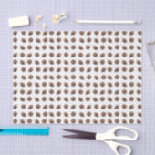Papier Mousseline Motif de petits cônes de pin (Artisanat)
