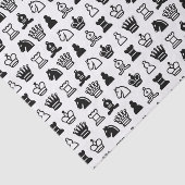 Papier Mousseline Motif de pièce d'échecs (Détail)