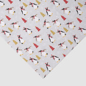 Papier Mousseline Motif de pingouin de vacances (Détail)