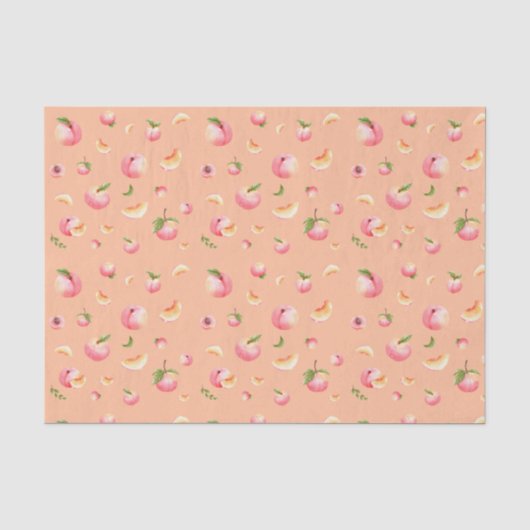 Papier Mousseline Motif de plage (Recto)