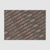 Papier Mousseline Motif de poème de Noël de la saison ID593 (Recto)