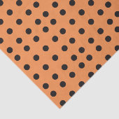 Papier Mousseline Motif de point de polka d'Halloween (Détail)