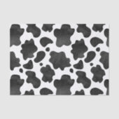 Papier Mousseline Motif de points de vache Poster de animal noir et  (Recto)