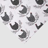 Papier Mousseline Motif de poulet sans soudure (Détail)