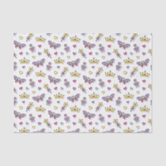 Papier Mousseline motif de princesse de ballet (Recto)