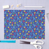 Papier Mousseline Motif de puzzle de ruban de mois de (Artisanat)