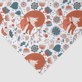 Papier Mousseline Motif de renard nordique (Détail)