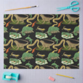 Papier Mousseline Motif de reptiles, lézards et amphibiens (Artisanat)
