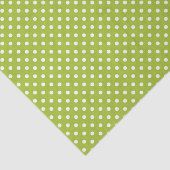 Papier Mousseline Motif de ressort avec le pois blanc (Détail)