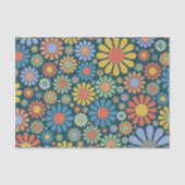 Papier Mousseline Motif de Retro/70s (Recto)