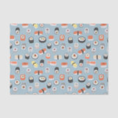 Papier Mousseline Motif de rouleaux Sushi Nigiri Maki (Recto)