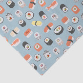 Papier Mousseline Motif de rouleaux Sushi Nigiri Maki (Détail)