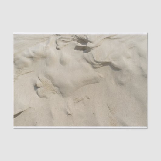 Papier Mousseline Motif de sable (Recto)