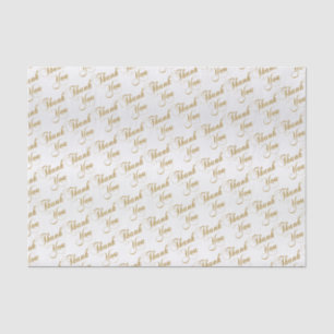 Papier Mousseline Motif de script Merci