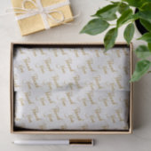Papier Mousseline Motif de script Merci (Cadeau)