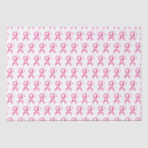 Papier Mousseline Motif de sensibilisation au cancer du sein
