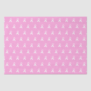 Papier Mousseline Motif de sensibilisation au cancer du sein