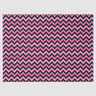 Papier Mousseline Motif de sensibilisation au cancer du sein Chevron