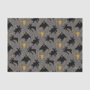 Papier Mousseline Motif de silhouette Black Adam Lightning