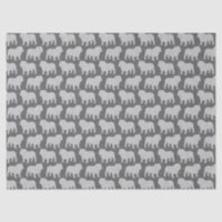 Motif de silhouettes de bouledogue