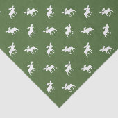 Papier Mousseline Motif de silhouettes d'orignaux (Détail)