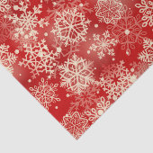 Papier Mousseline Motif de snowflakes (Détail)