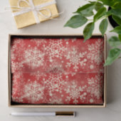 Papier Mousseline Motif de snowflakes (Cadeau)