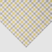 Papier Mousseline Motif de socle gris et jaune rétro (Détail)